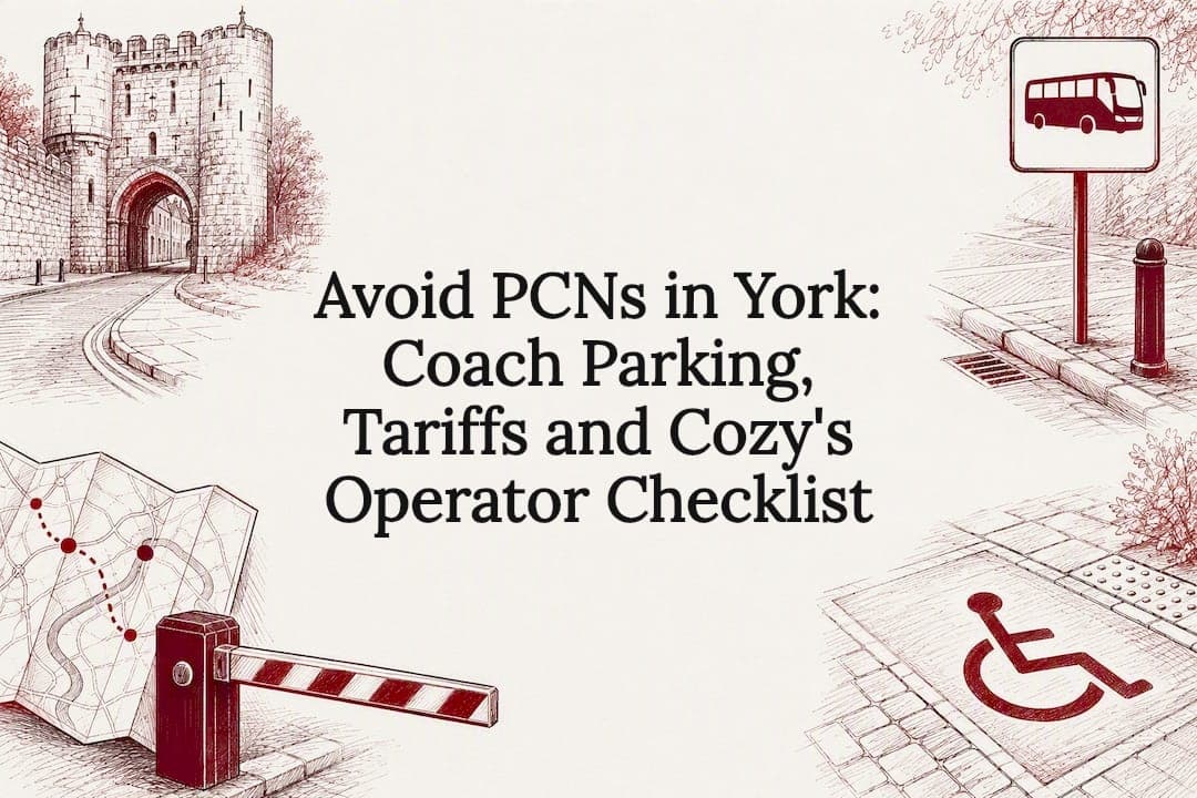 Avoid PCNs in York: Coach Parking, Tariffs and Cozy's Operator Checklist