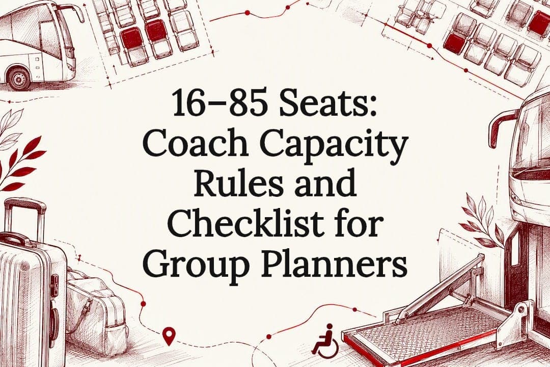 16–85 Seats: Coach Capacity Rules and Checklist for Group Planners