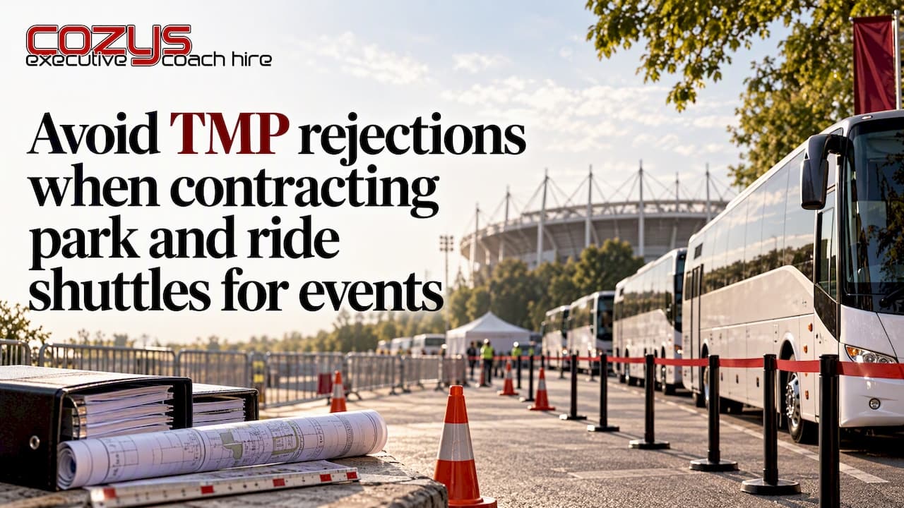 Avoid TMP rejections when contracting park and ride shuttles for events
