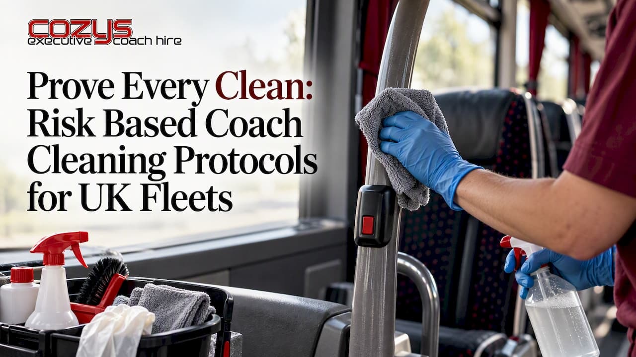 Prove Every Clean: Risk Based Coach Cleaning Protocols for UK Fleets