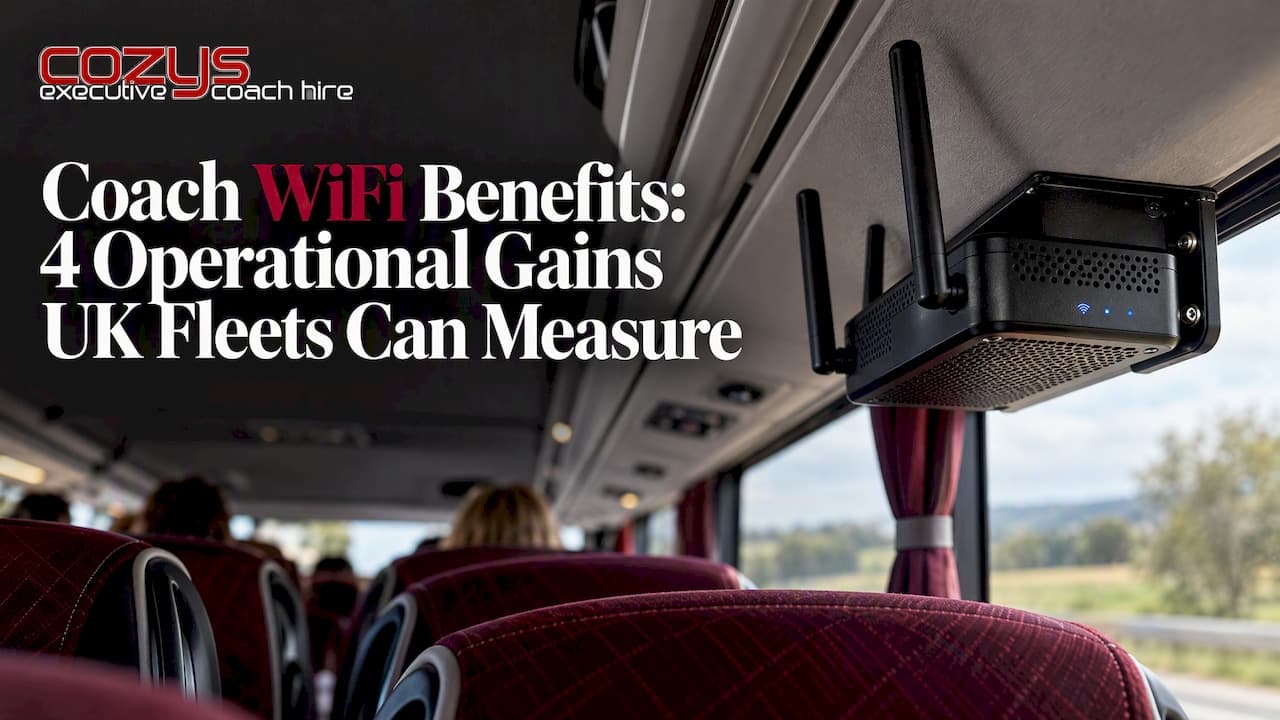 Coach WiFi Benefits: 4 Operational Gains UK Fleets Can Measure