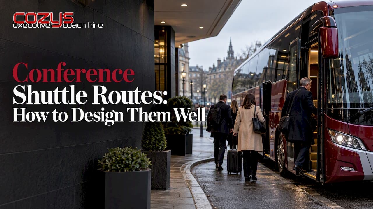 Conference Shuttle Routes: How to Design Them Well